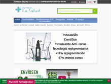 Tablet Screenshot of farmacialasalud.com